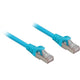 Sharkoon netwerkkabel sftp, rj-45 met cat.6a (blauw, 0,25 meter, halogeenvrij)