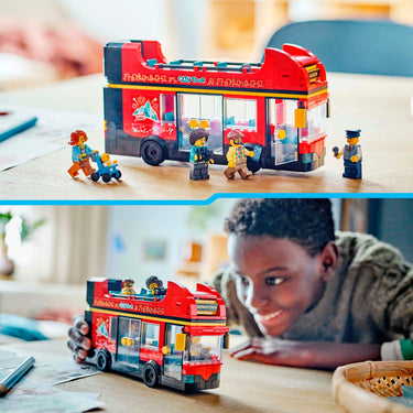 Lego city toeristische rode dubbeldekker - 60407