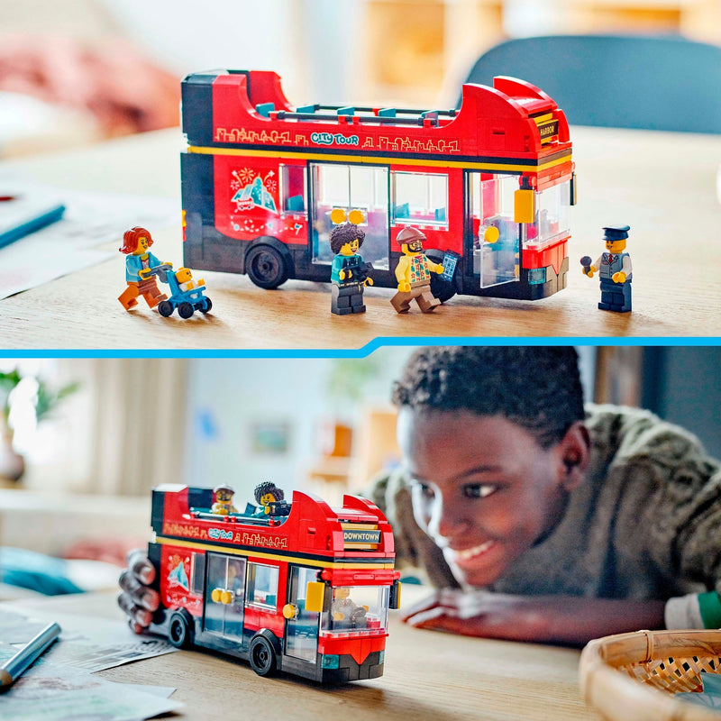 Load image into Gallery viewer, Lego city toeristische rode dubbeldekker - 60407
