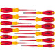 Wiha schroevendraaierset softfinish electric slimfix (rood geel, 12-delig)