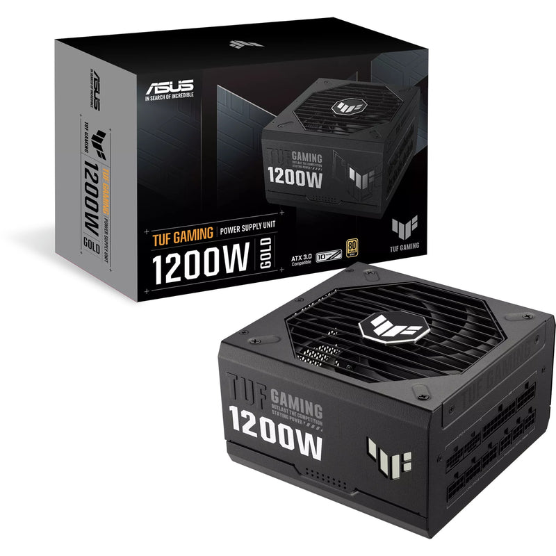 Load image into Gallery viewer, Asus tuf gaming gold modulaire 1200 watt voeding (zwart, 2x 12v-2x6, 3x pcie)
