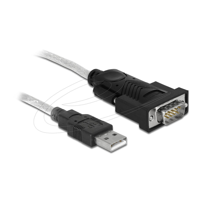 Load image into Gallery viewer, Delock adapter usb 2.0 type-a > 1 x serial db9 rs-232 + adapter db25 (1.8 meter)
