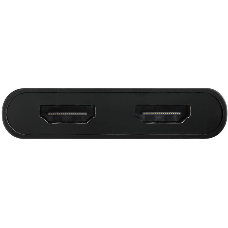 Load image into Gallery viewer, Club 3d usb-c naar 2x hdmi video splitter met displaylink hdmi splitter (zwart, met usb-a adapter)
