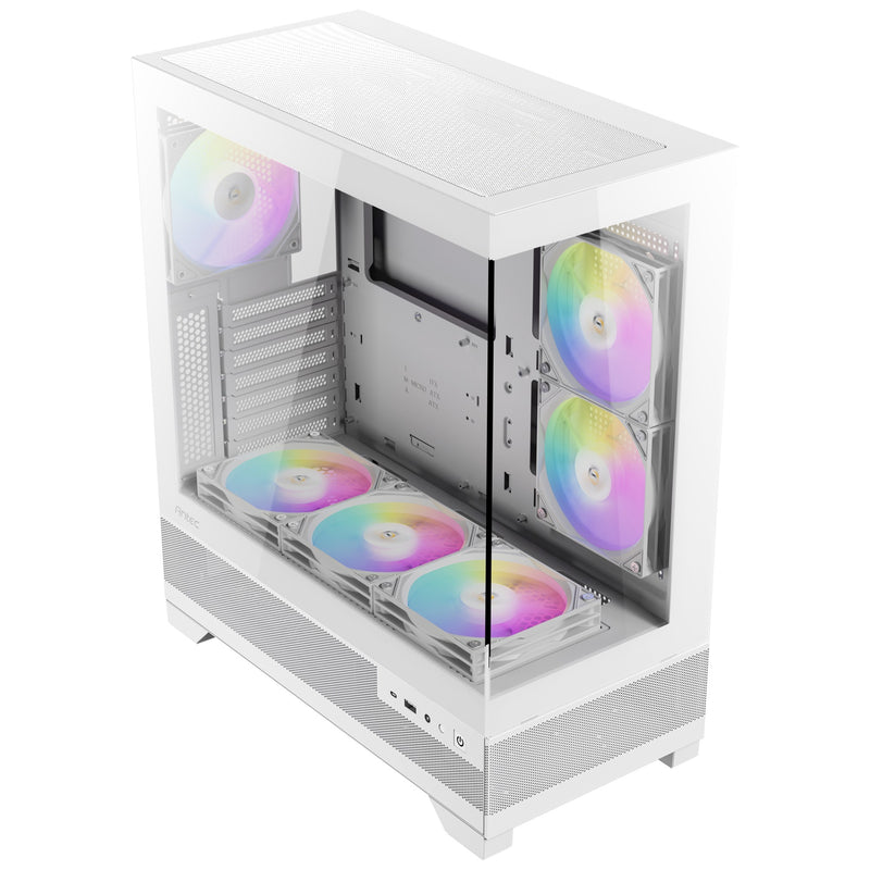 Load image into Gallery viewer, Antec cx700 elite rgb midi tower behuizing (wit | 2x usb-a | tempered glass)
