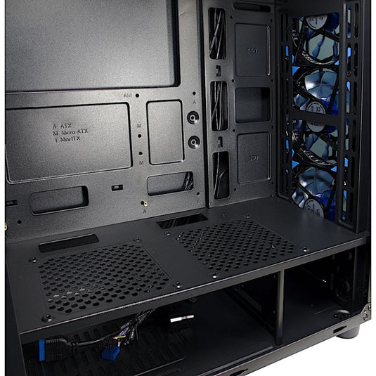 Inter-tech cxc2 midi tower behuizing (zwart | 3x usb-a | window)
