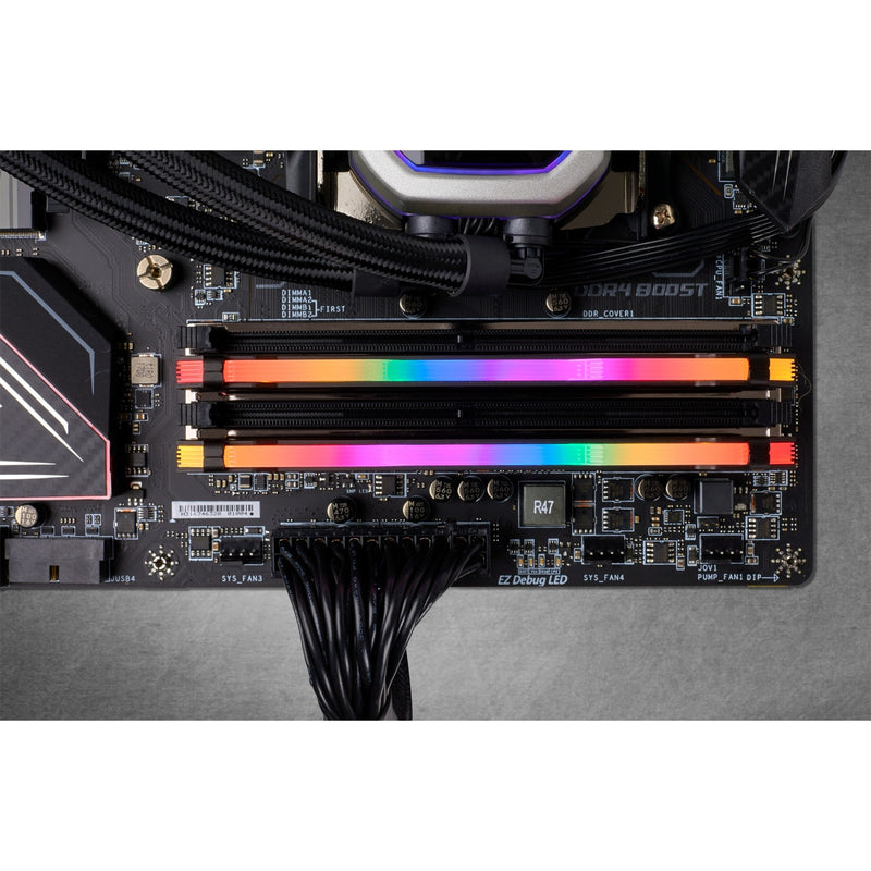 Load image into Gallery viewer, Corsair vengeance rgb pro 32 gb ddr4-3200 (2x 16 gb) werkgeheugen (zwart, cmw32gx4m2e3200c16, xmp 2.0)
