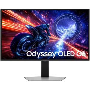 Samsung odyssey oled g6 g60sf 27 gaming monitor (zilver, 2x hdmi, displayport, 2x usb-a, usb-b, 500 hz)