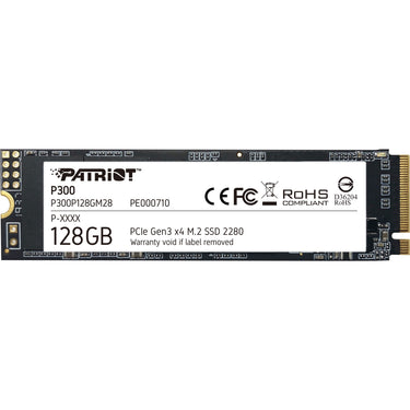 Patriot p300 128 gb ssd (p300p128gm28, pcie 3.0 x4, m.2 2280)