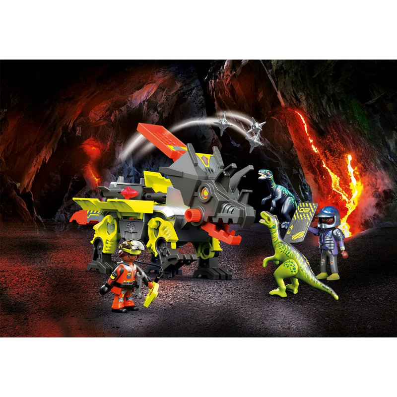 Load image into Gallery viewer, Playmobil dino rise - robo-dino vechtmachine constructiespeelgoed (70928)
