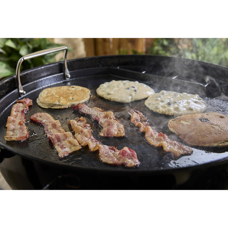 Load image into Gallery viewer, Weber full-size plancha - voor houtskoolbarbecues 57 cm grillplaat (zwart)
