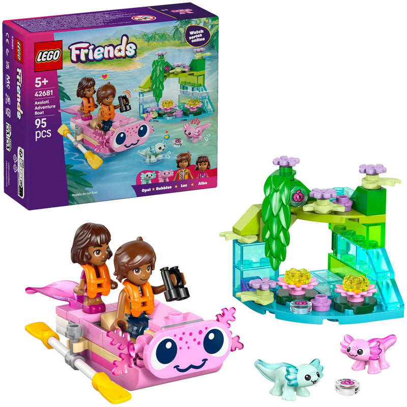 Load image into Gallery viewer, Lego friends axolotl avontuur boot bouwset - speelgoed - 42681
