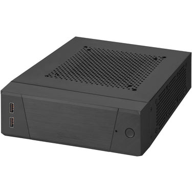 Silverstone sst-ml10b htpc behuizing (zwart | 2x usb-a)