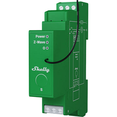 Shelly wave pro dimmer 1pm (groen)