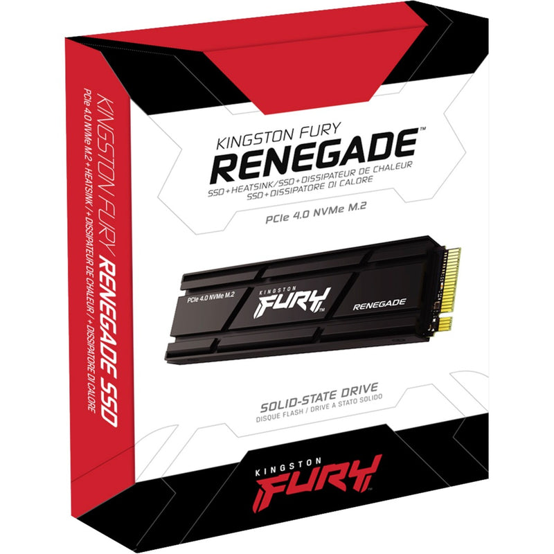 Load image into Gallery viewer, Kingston fury renegade met heatsink 2 tb ssd (zwart, sfyrdk 2000g, pcie 4.0 nvme, m.2 2280)
