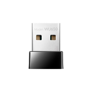 Cudy ac650 wireless dual band mini usb wlan adapter (zwart)