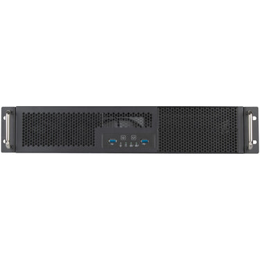 Silverstone rm23-502-mini rack behuizing (grijs zwart)