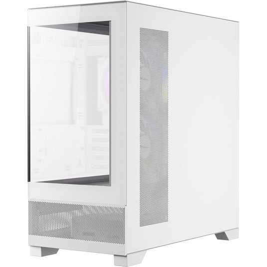 Antec cx500m argb mini tower behuizing (wit | 2x usb-a | 1x usb-c | tempered glass)