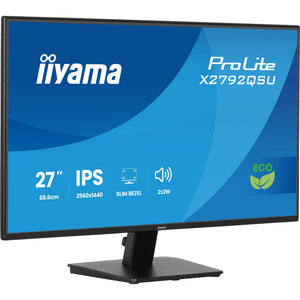 Iiyama prolite x2792qsu-b1 27 monitor (zwart, hdmi, displayport, 2x usb-a, usb-b, 120 hz)