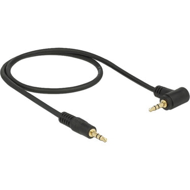 Delock 3,5 mm male > 3.5 mm male kabel (zwart, 0,5 meter)