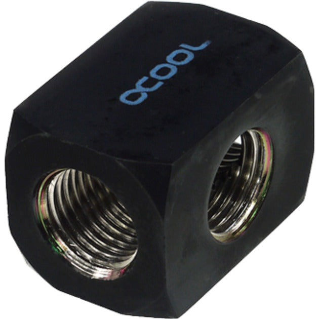 Load image into Gallery viewer, Alphacool hf aansluitingsterminal tee t-stuk rond g1 4 (zwart)
