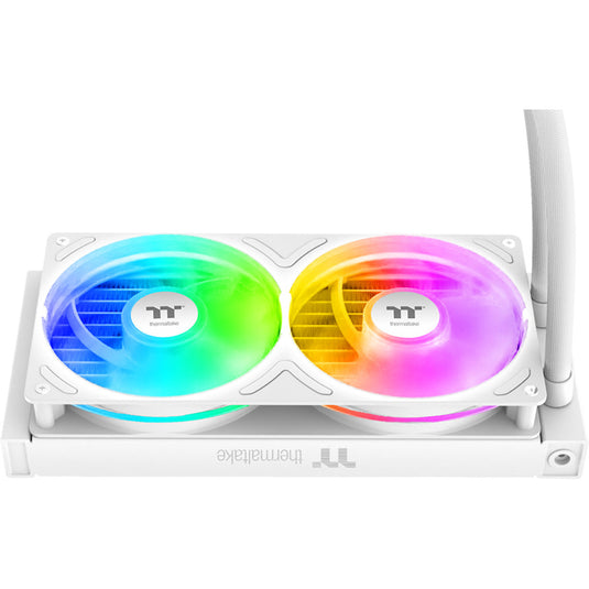 Thermaltake th240-s v3 argb sync aio liquid cooler - snow edition waterkoeling (wit)