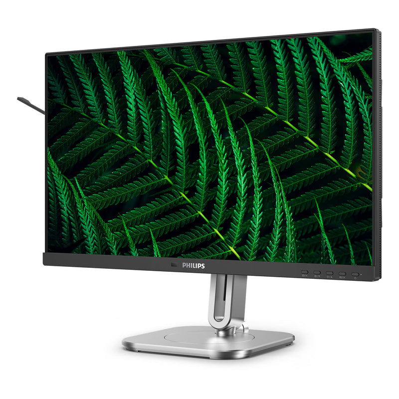 Load image into Gallery viewer, Philips 24b2g5200 23.8 monitor (zilver zwart, vga, hdmi, displayport, usb, audio, 100 hz)
