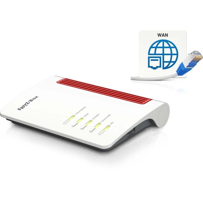 Load image into Gallery viewer, Fritz! box 4050 edition international router (wit rood, mesh wi-fi)
