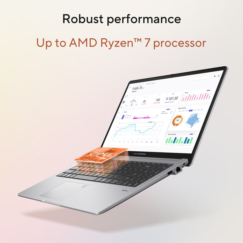 Load image into Gallery viewer, Asus expertbook p1 pm1503cda-s70318x 15.6 laptop (grijs | r7 170 | radeon 680m | 16 gb | 512 gb ssd)
