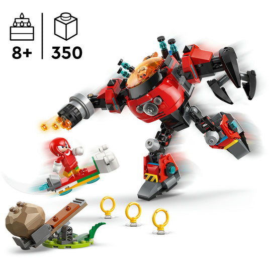 Lego sonic the hedgehog - knuckles vs. dr. eggman egg crusher mecha constructiespeelgoed (77005)