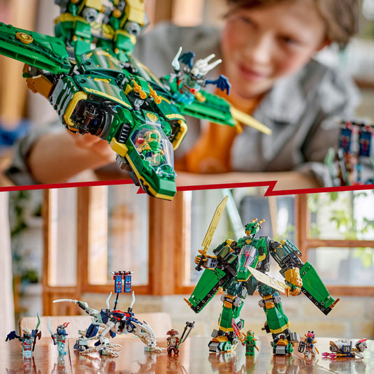 Lego ninjago 71845 lloyds vliegtuigmecha