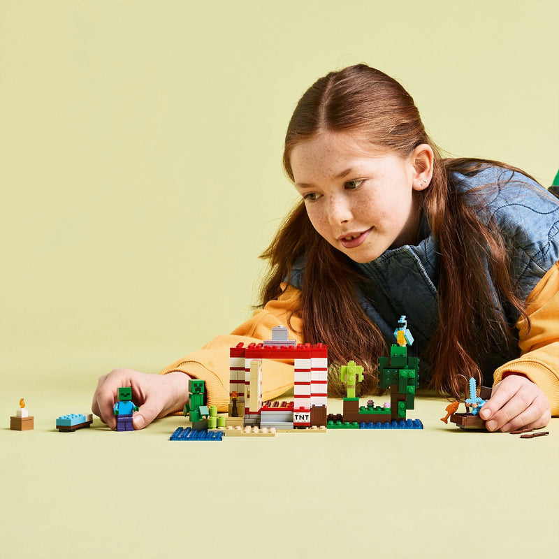 Load image into Gallery viewer, Lego minecraft - het tnt junglehuis constructiespeelgoed (21275)
