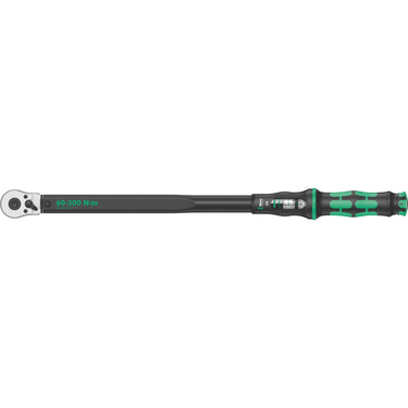 Wera click-torque c4 draaimomentsleutel met omschakelratel (zwart groen, 60-300nm, uitgang 1 2 )