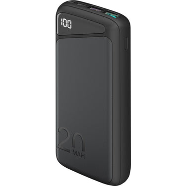 Goobay quick charge powerbank 20.000 mah - 74 wh (zwart, usb-c pd, qc 3.0)