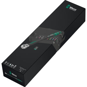 Wera click-torque c 3 set 2, 1 2 draaimomentsleutel (zwart groen, 11-delig, met omkeerbare ratel)
