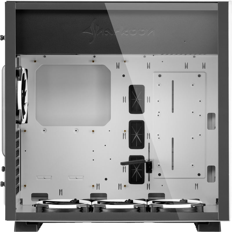 Load image into Gallery viewer, Sharkoon pure steel rgb midi tower behuizing (wit | 2x usb-a | rgb | tempered glass)
