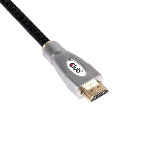 Club 3d hdmi 2.0 kabel (zwart zilver, 5 meter, 4k)