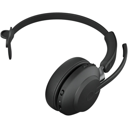 Jabra evolve2 65, ms mono on-ear headset (zwart, microsoft teams, bluetooth)