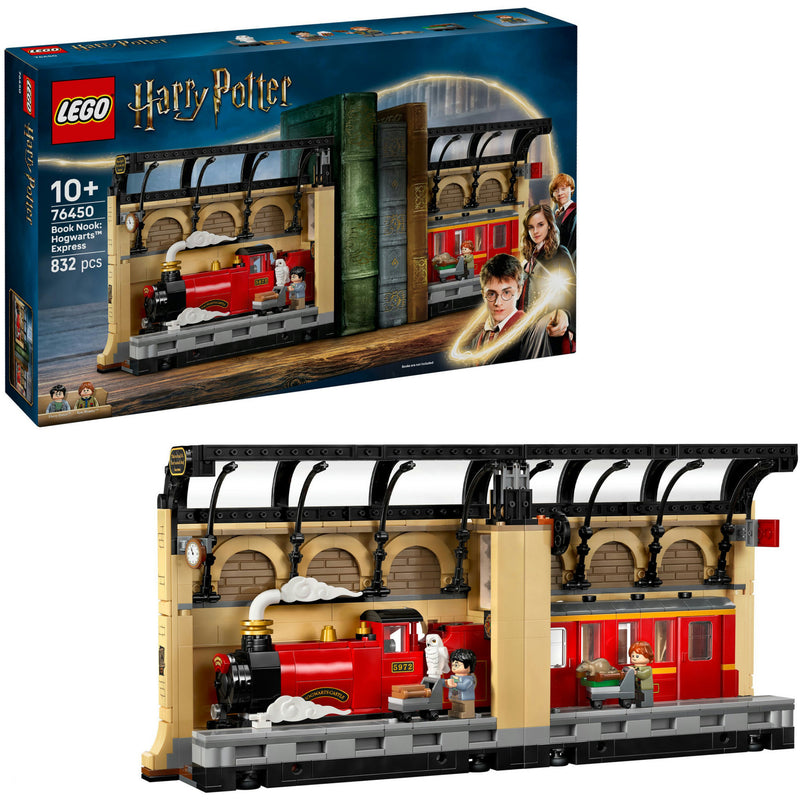 Load image into Gallery viewer, Lego harry potter boekensteun: de zweinstein express bouwpakket - 76450
