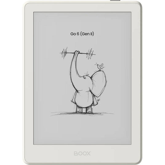 Boox go 6 (gen ii) e-reader (wit, 3 gb | 32 gb | android 11)