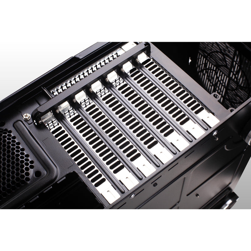 Load image into Gallery viewer, Silverstone grandia gd07b htpc behuizing (zwart | 2x usb-a)
