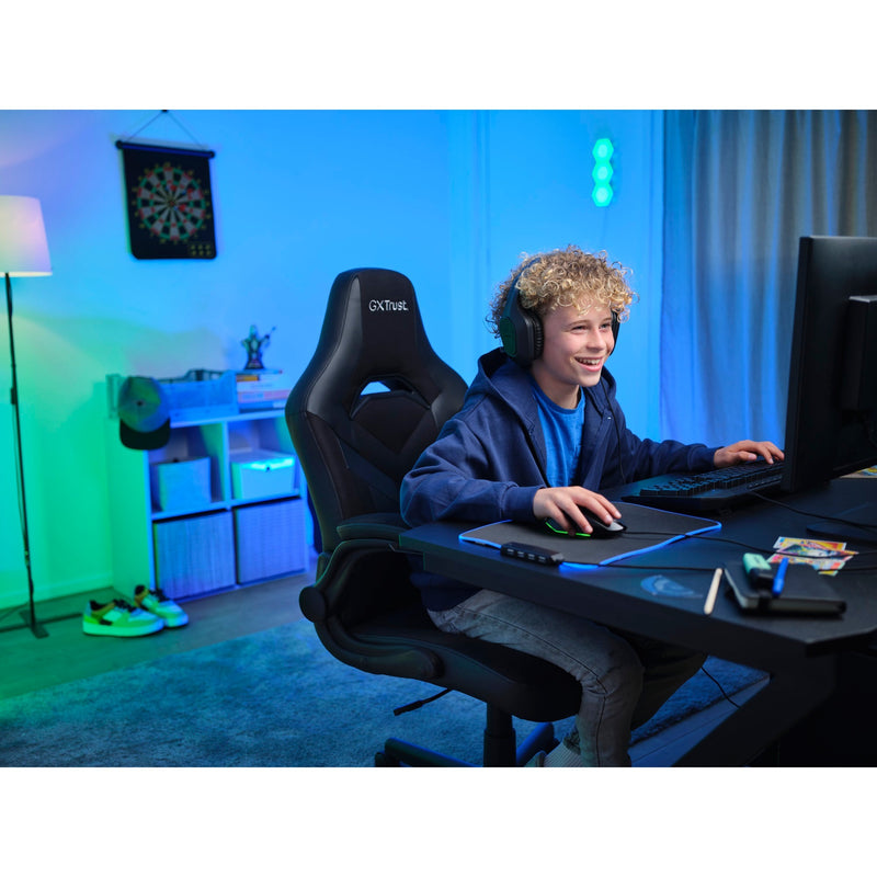 Load image into Gallery viewer, Trust gxt 703 riye gamingstoel (zwart)
