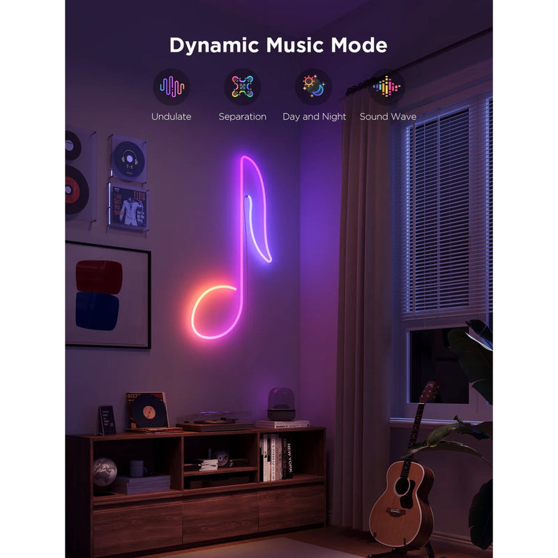 Load image into Gallery viewer, Govee slimme witte neon ledstrip 4m matter rgbic - extra flexibel
