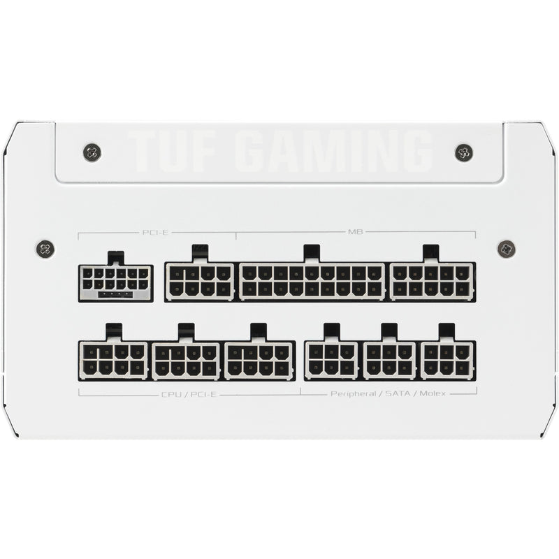 Load image into Gallery viewer, Asus tuf gaming gold white edition modulaire 1000 watt voeding (wit, 1x 12v-2x6, 4x pcie)
