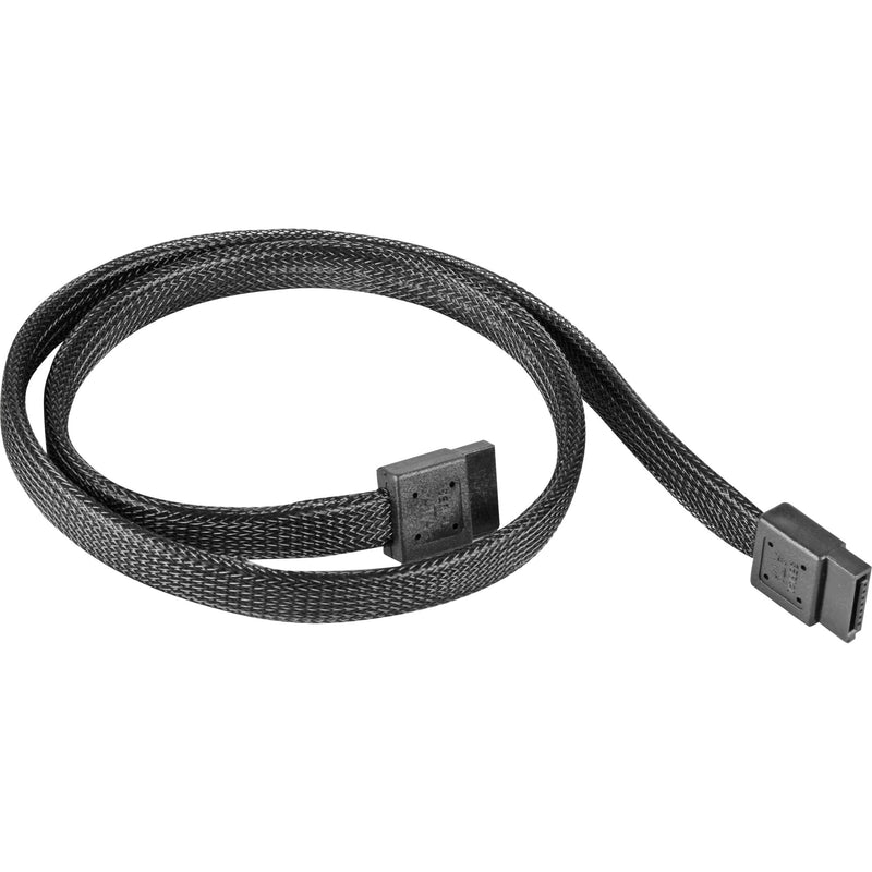 Load image into Gallery viewer, Silverstone sata iii kabel 50cm (zwart, 6gb s, cp07)
