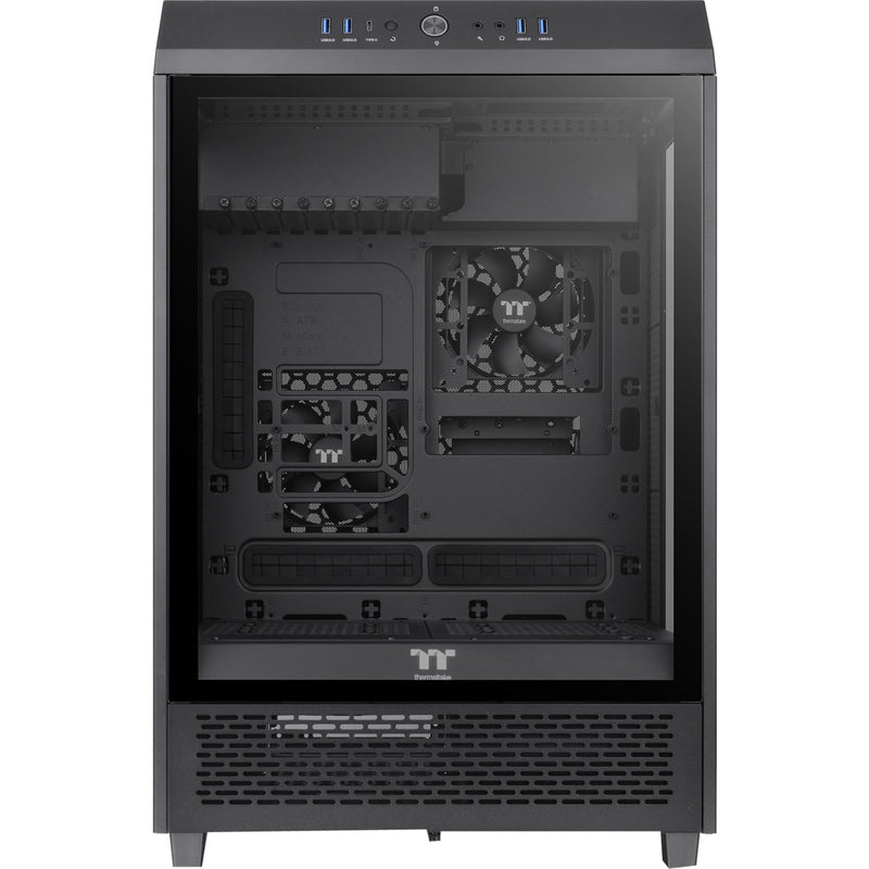 Load image into Gallery viewer, Thermaltake the tower 500 midi tower behuizing (zwart | 4x usb-a | 1x usb-c | tempered glass)

