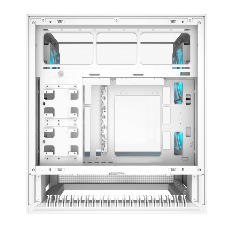 Load image into Gallery viewer, Cougar omnyx midi tower behuizing (wit | 4x usb-a | 2x usb-c | tempered glass)

