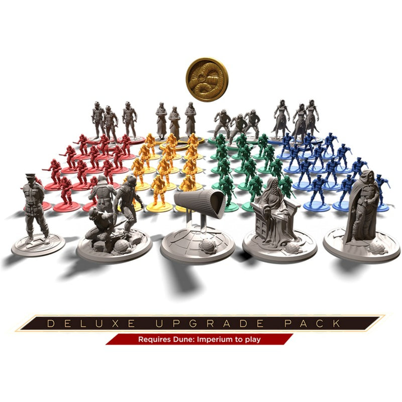 Load image into Gallery viewer, Asmodee dune: imperium deluxe upgrade pack bordspel (engels, uitbreiding, 1 - 4 spelers, 60 - 120 minuten, vanaf 14 jaar)

