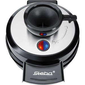 Steba wafelijzer we 20 volcano (zwart zilver)