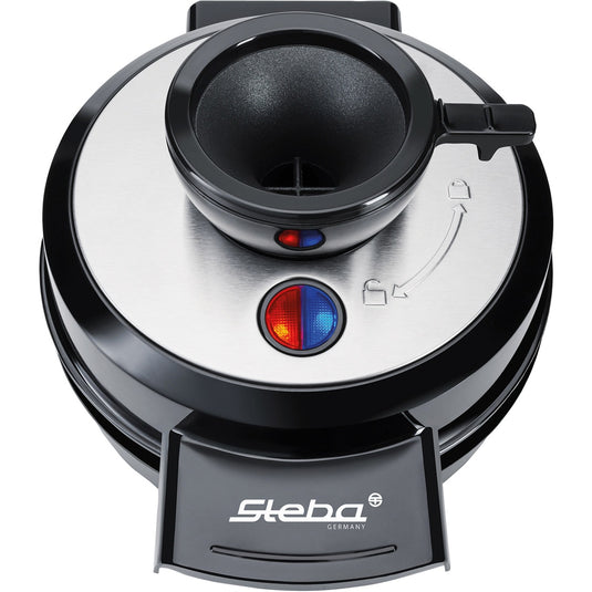 Steba wafelijzer we 20 volcano (zwart zilver)