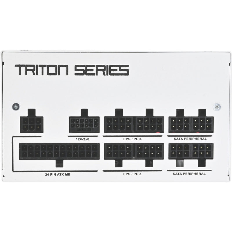 Load image into Gallery viewer, Silverstone triton 1000rz modulaire 1000 watt voeding (wit, 1x 12v-2x6, 4x pcie)
